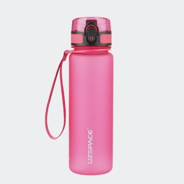 Gertuvė UZSPACE TRITAN 500 ml, plastikas be BPA - 3026-PINK