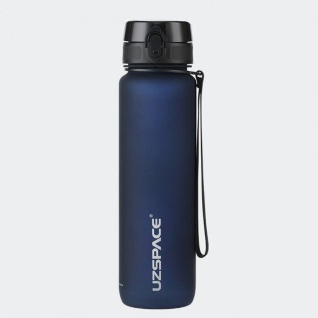 Gertuvė UZSPACE TRITAN 1000 ml, plastikas be BPA - 3038-DARK-BLUE