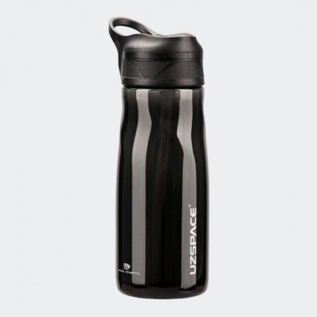 Gertuvė UZSPACE Storm Sport 800 ml, plastikas be BPA - Juoda