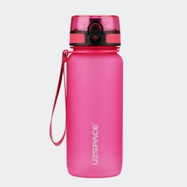 Gertuvė UZSPACE TRITAN 650 ml, plastikas be BPA - 3037-PINK