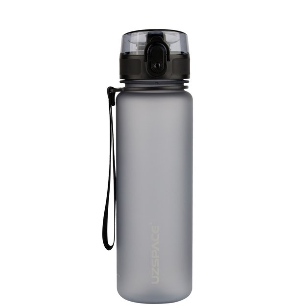 Gertuvė UZSPACE TRITAN 500 ml, plastikas be BPA - 3026-Gray